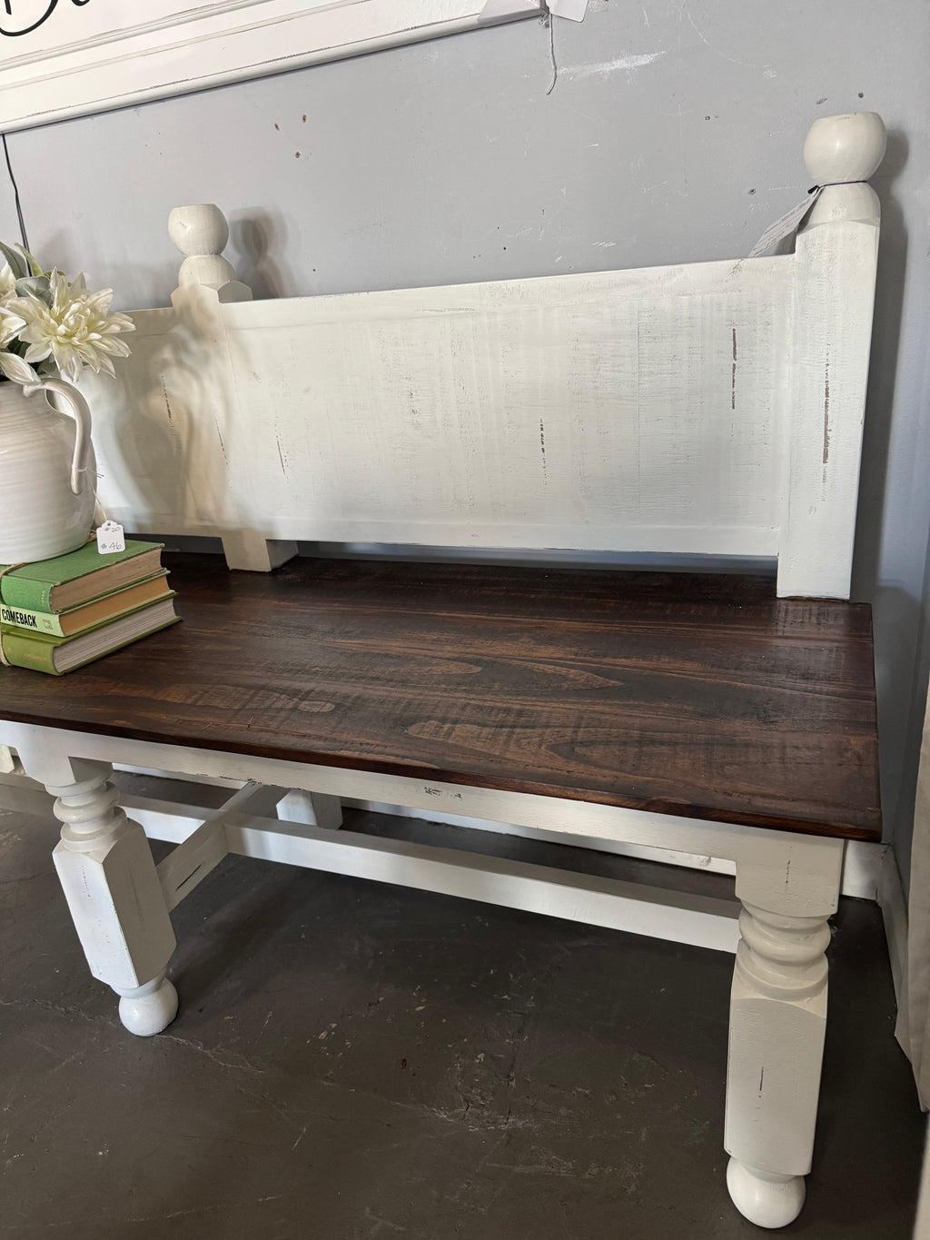 Maria Bench - White wash