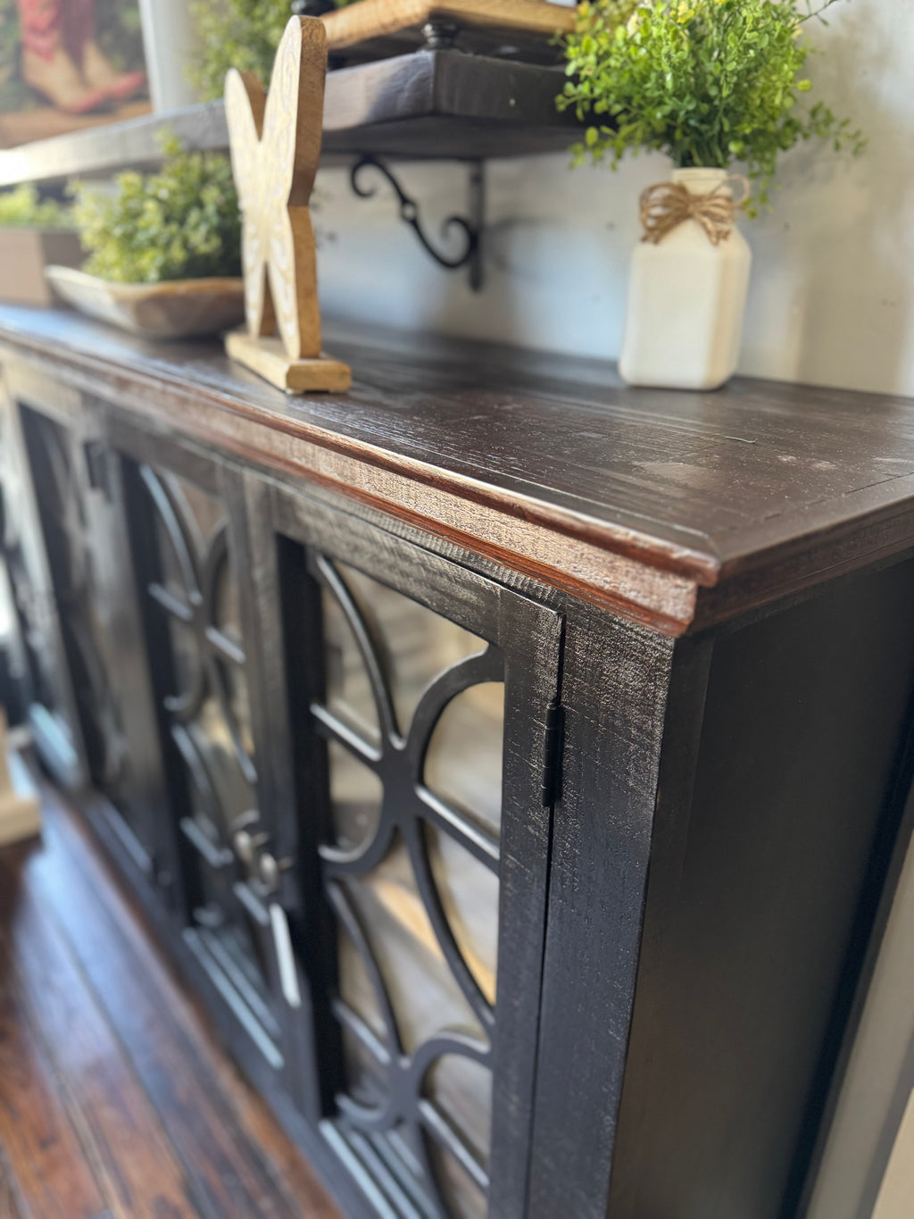 Bailey Buffet Glass Door (Black)